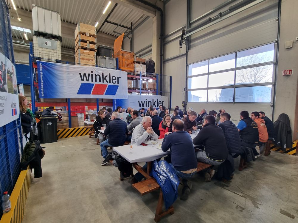 Feines Raclette zum Abschluss, offeriert von Winkler.