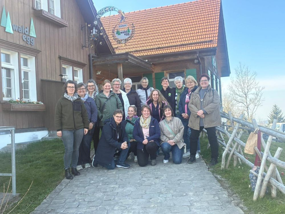 Die Frauen genossen den Erlebnishof Waldegg in Teufen. (Foto: zVg)