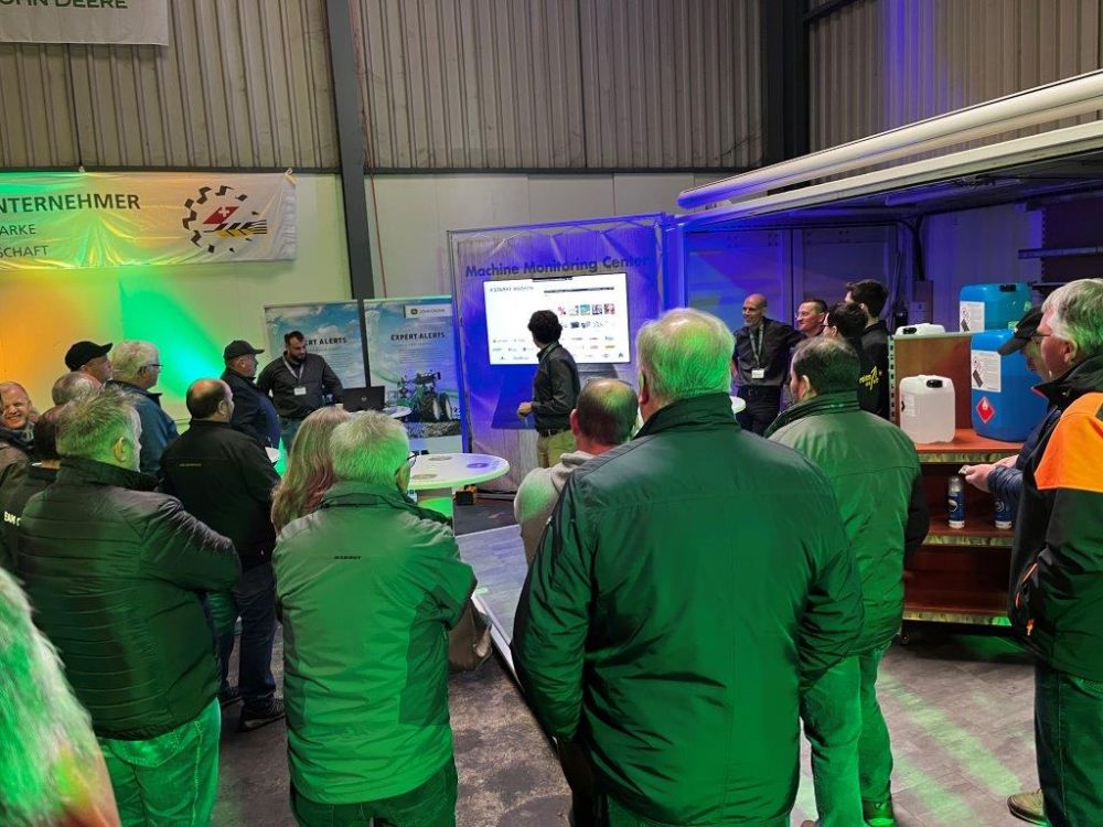 An fünf Positonen gab es Informationen zum Angebot der Robert Aebi Landtechnik - hier Aftersales.