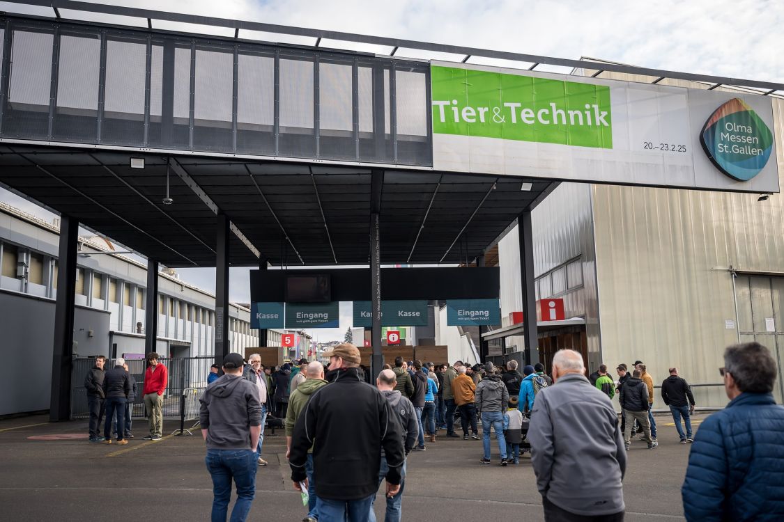 Rund 32'000 Fachbesucher kamen zur Tier&Technik in St. Gallen. Bild: Michael Huwiler