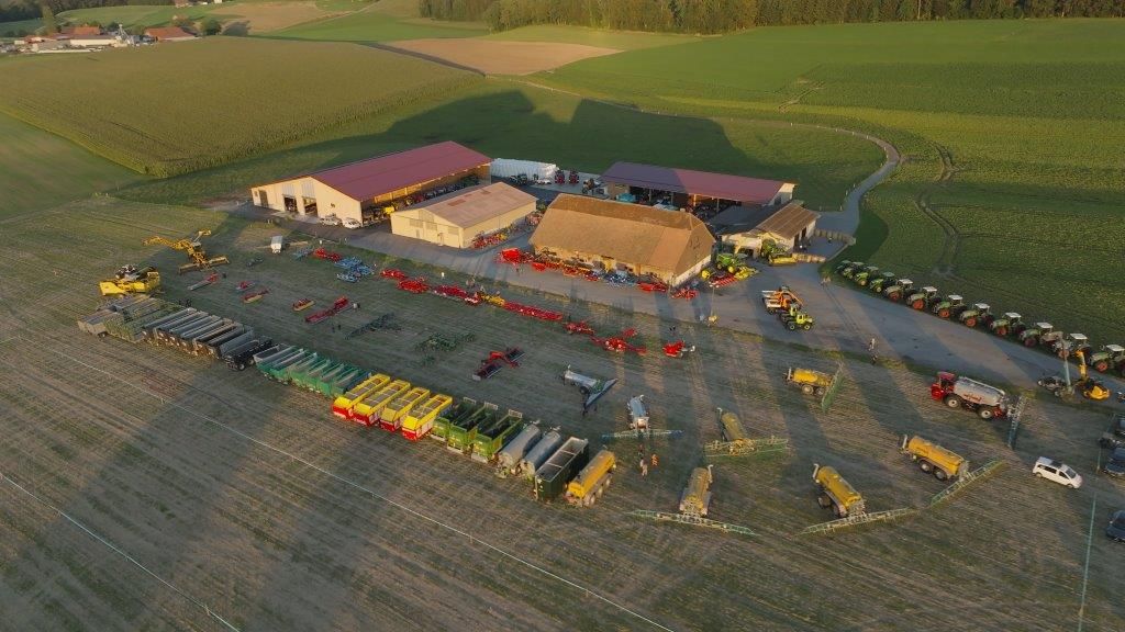 Vue d'en haut sur le site de la fête.