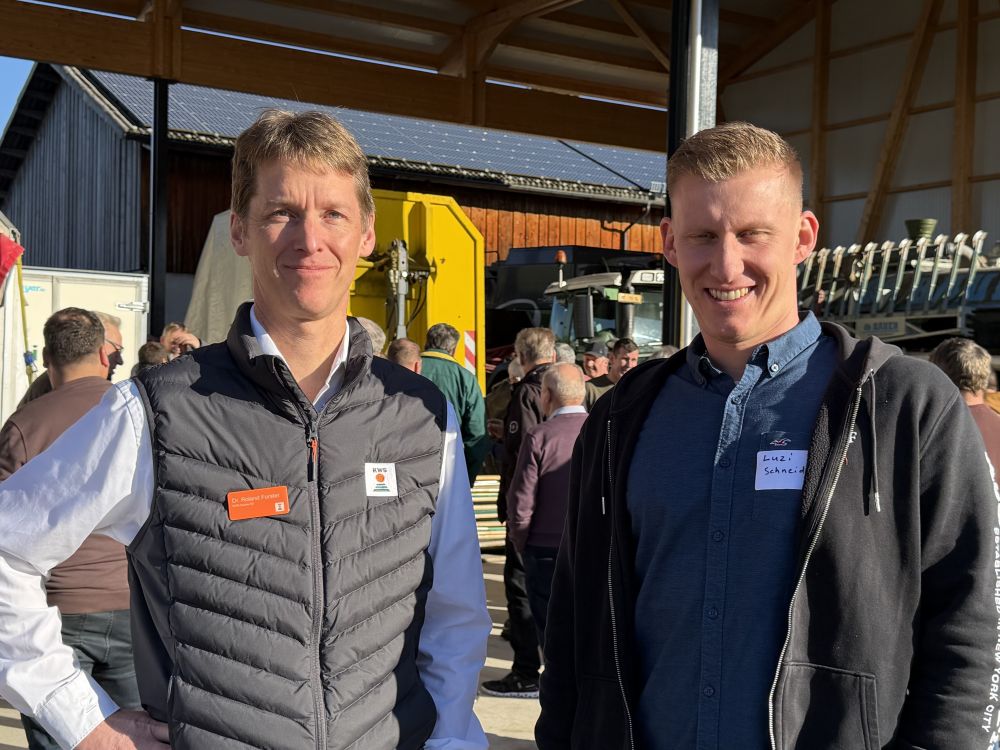 Roland Forster (li) wechselt derweil zu Omya. (Bild: Kirsten Müller)
