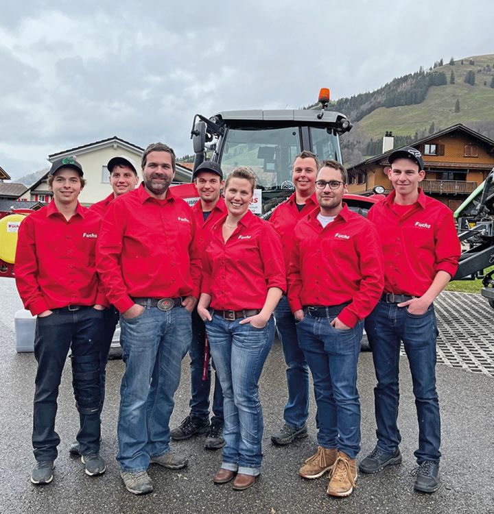 Markus und Renate Fuchs mit ihrem Team.