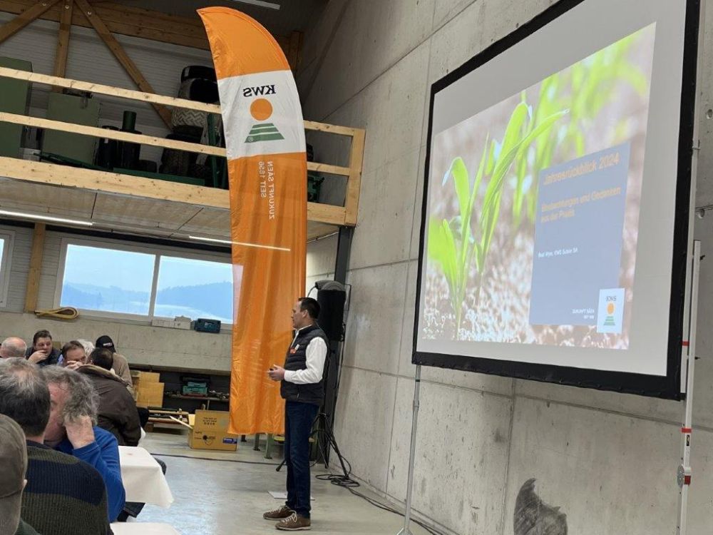 Anbauberater, Beat Wyss, blickt auf das Anbaujahr 2024 zurück. Bild: kim