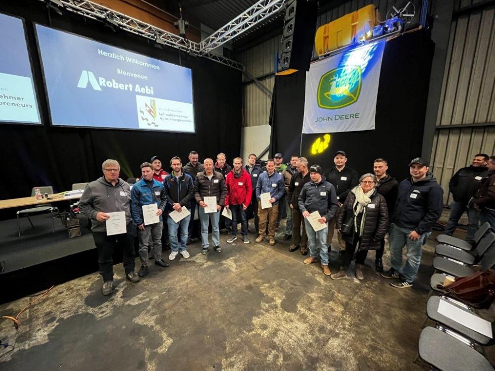 Die Jubilare der Mitgliederbetriebe von zehn bis vierzigjährige Betriebszugehörigkeit.