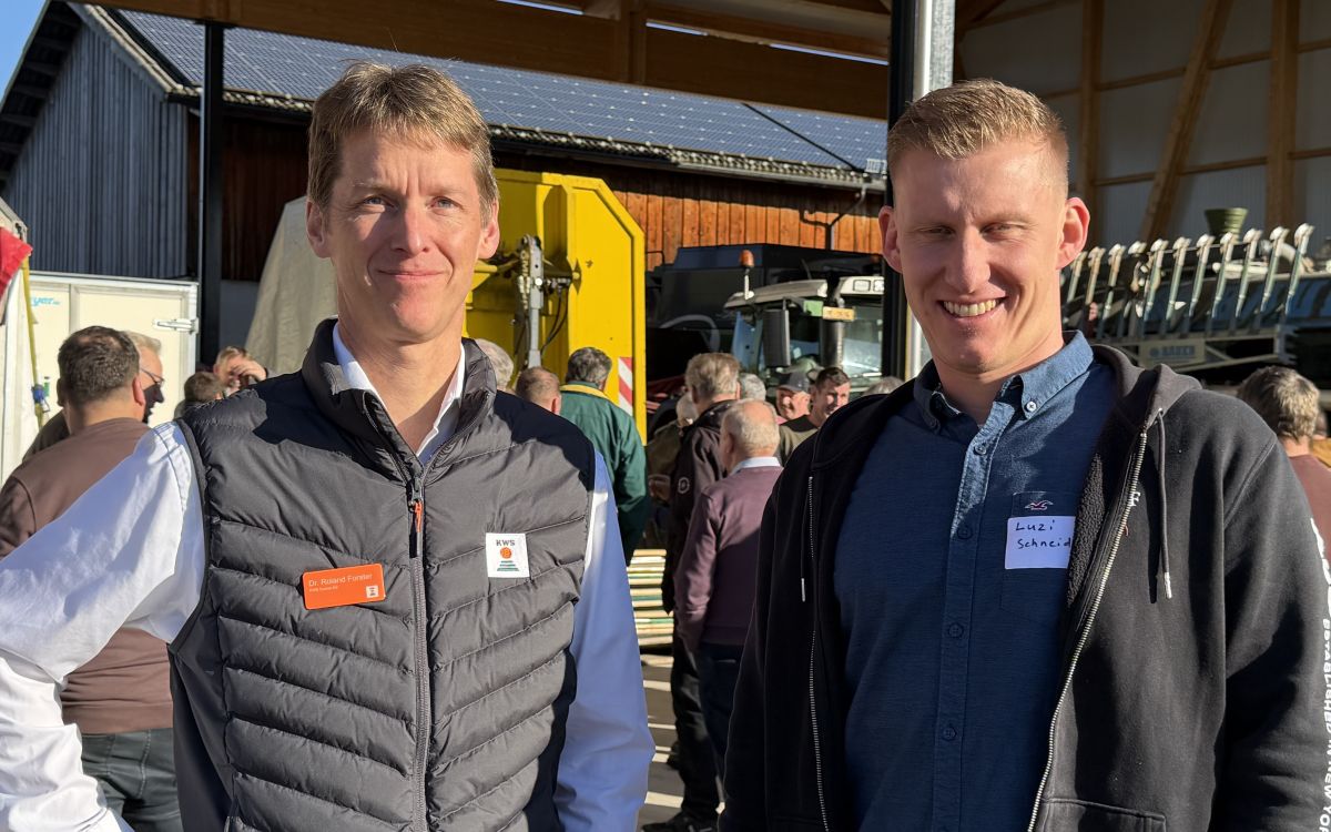 Roland Forster links und Luzi Schneider rechts, KWS