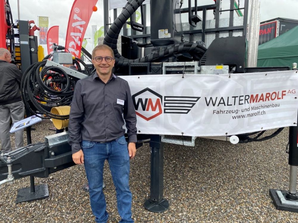 Erich Jenny von Walter Marolf AG bietet für jedes Problem die passende Transportlösung an. Bild: uu