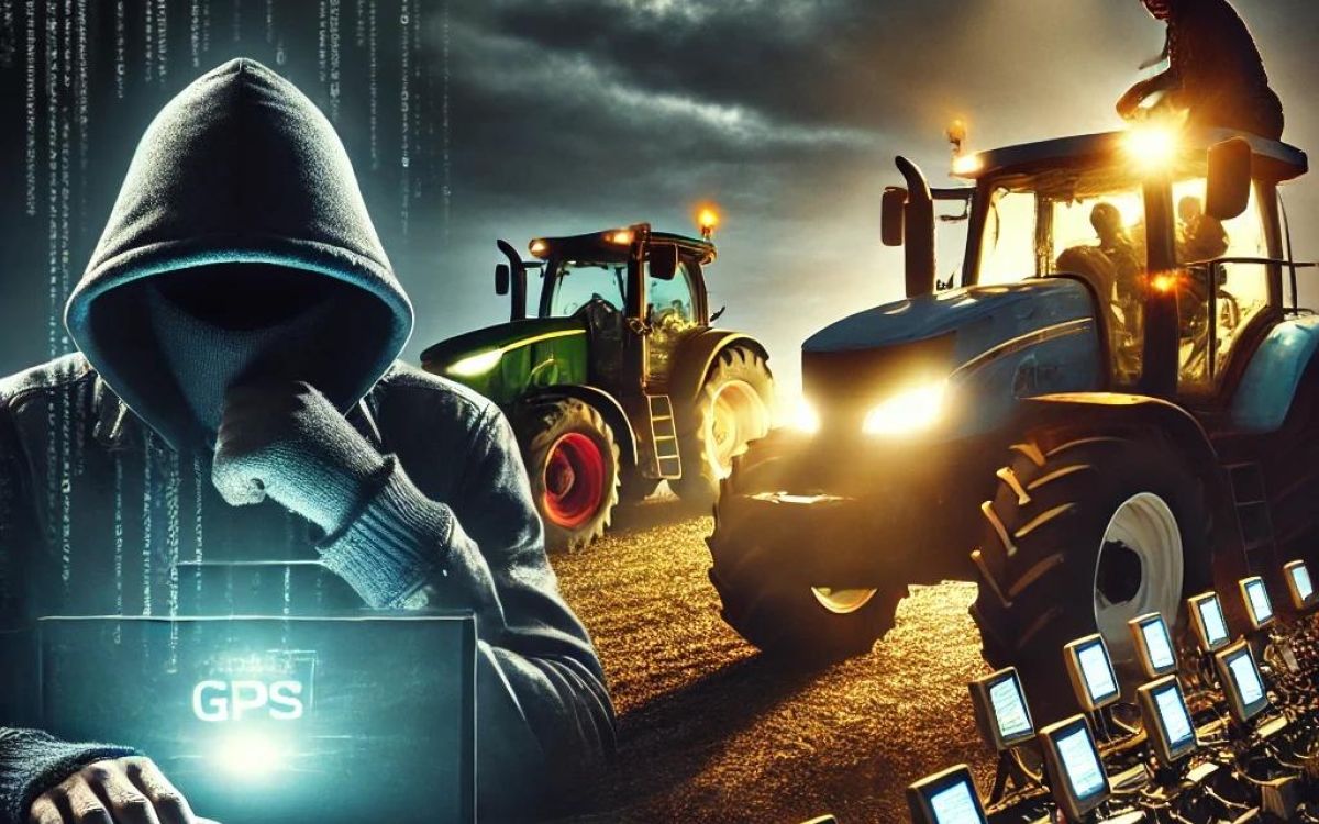 Das Thema der Cyberkriminalität hat auch die Landwirtschaft erreicht. Bild: ChatGPT