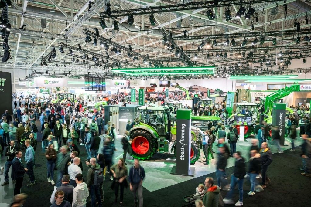 Blick in Halle 20 Agritechnica