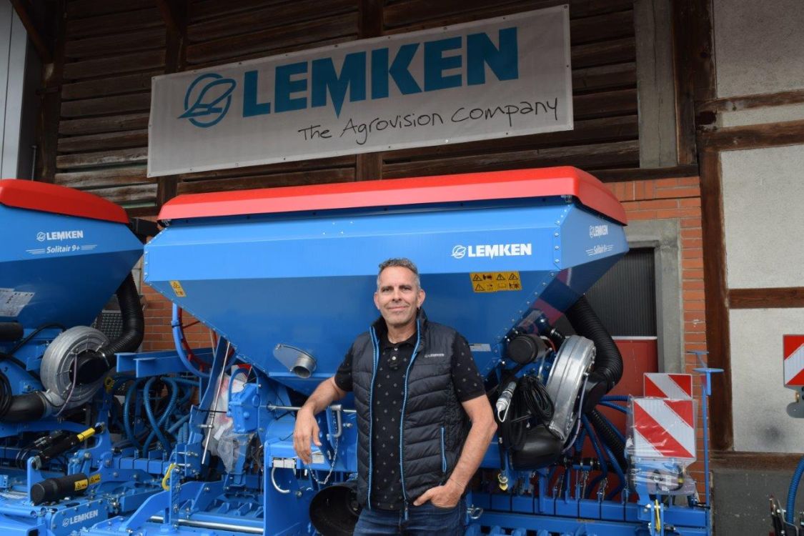 Andreas Rutschest responsable de la zone de vente Lemken dans l'est de la Suisse.
