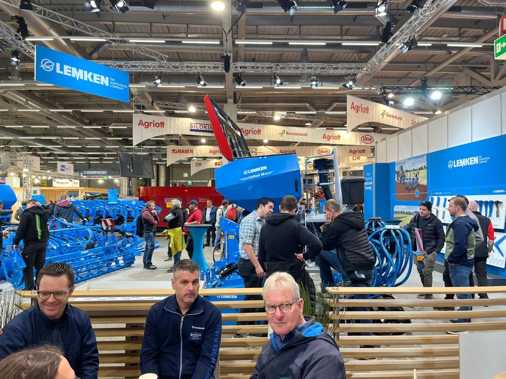 Lemken Suisse a présenté quatre nouvelles machines sur son stand. Image : kim