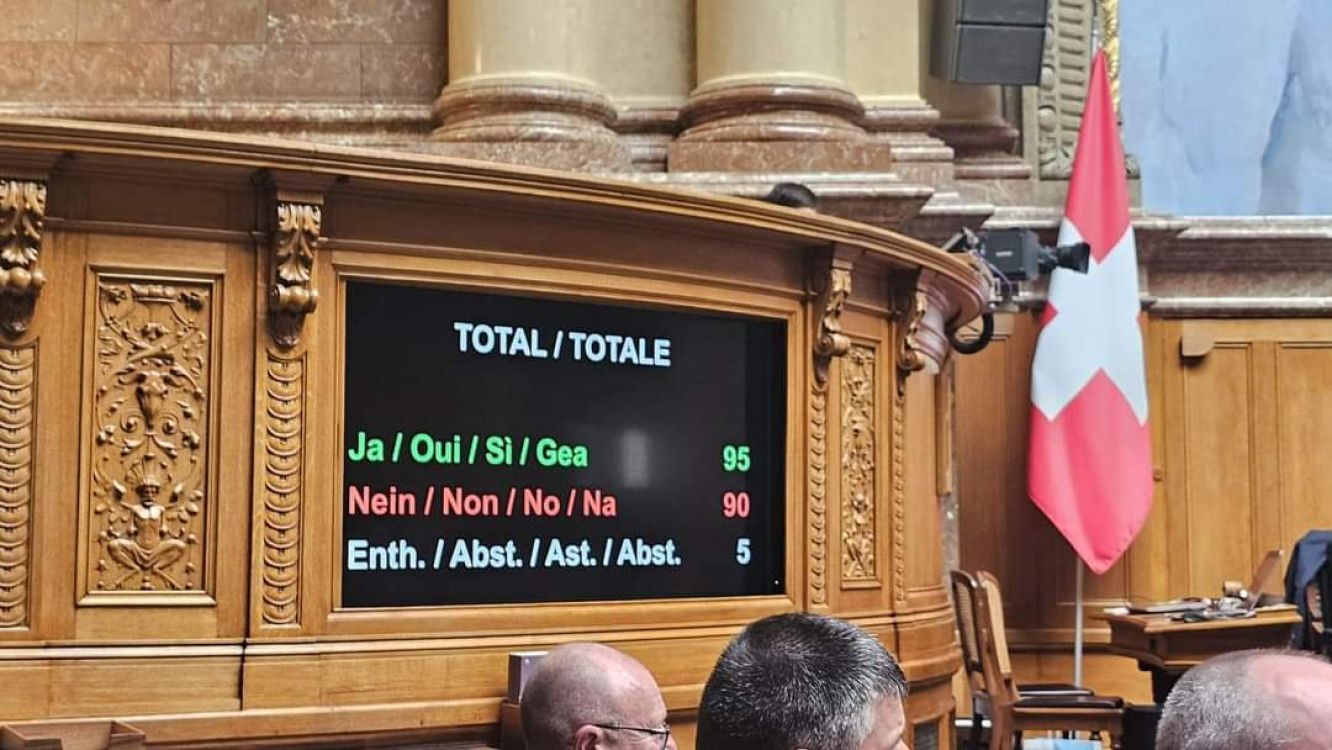 La motion Kolly a été adoptée par 95 voix contre 90 et 5 abstentions au Conseil national. Image : zVg